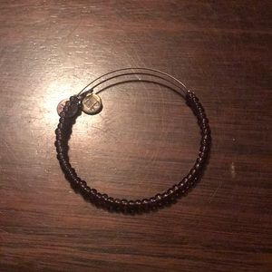 Purple beaded Alex and ani bracelet